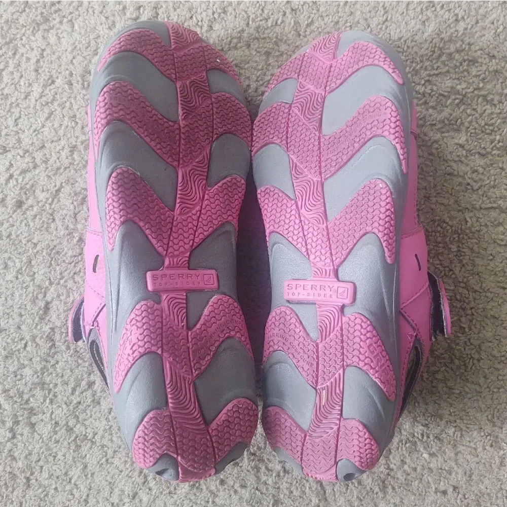 Sperry Top-Sider Wet Tech Fisherman Sandal Hot Pink Girls Size 4 PRE-OWNED